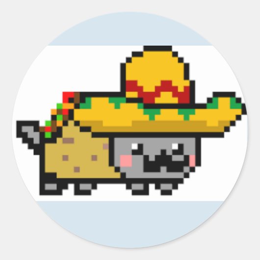 Mexicaanse Nyan Cat Sticker pagina van 20 (Voorkant)