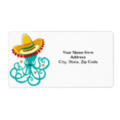 Mexicaanse Octopus Labels (Voorkant)