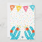 Mexicaanse Ole Ole Couples Verloving Fiesta Kaart (Achterkant)