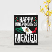 mexicaanse onafhankelijkheidsdag 16 september mexi kaart (Gele Bloem)