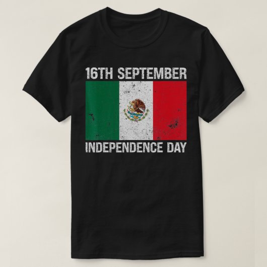 Mexicaanse Onafhankelijkheidsdag 16 september Mexi T-shirt (Design voorkant)