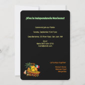 Mexicaanse Onafhankelijkheidsdag Uitnodiging (Achterkant)