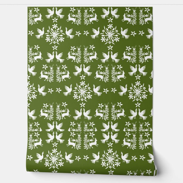 Mexicaanse Otomi Home Decor Behang (Afrollen)