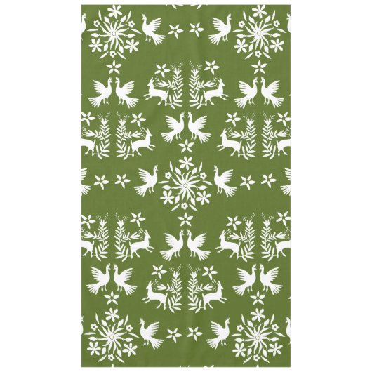 Mexicaanse Otomi Home Decor Tafelkleed (Voorkant)