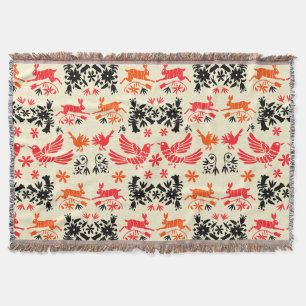 Mexicaanse Otomi Huisdecoratie Deken