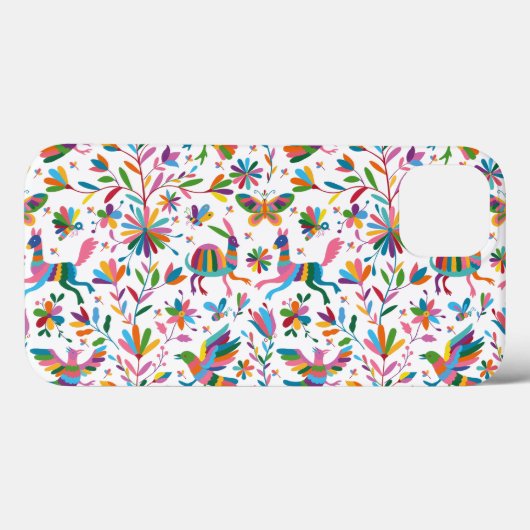 Mexicaanse Otomi Style Bright Pattern Case-Mate iPhone Case (Achterkant (horizontaal))
