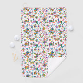 Mexicaanse Otomi Style Bright Pattern Golfhanddoek (Insitu)