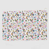 Mexicaanse Otomi Style Bright Pattern Golfhanddoek (Horizontaal)