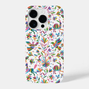 Mexicaanse Otomi Style Bright Pattern iPhone 14 Plus Hoesje
