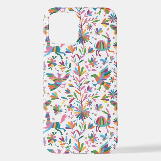 Mexicaanse Otomi Style Bright Pattern iPhone Hoesje (Achterkant)