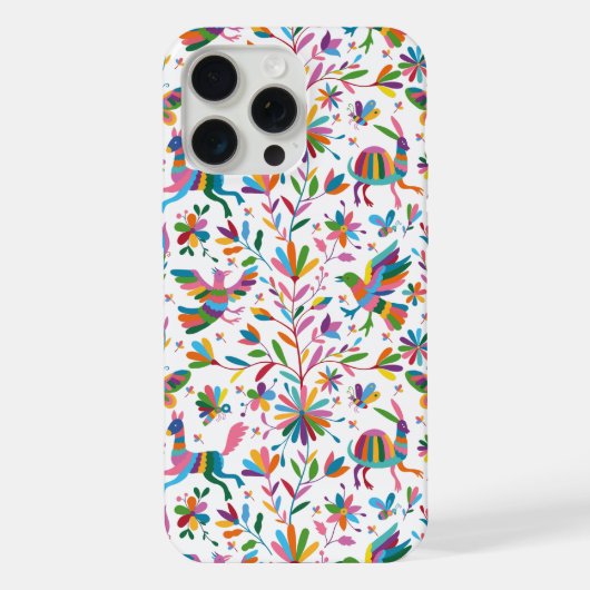 Mexicaanse Otomi Style Bright Pattern iPhone Hoesje (Achterkant)