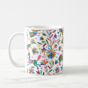 Mexicaanse Otomi Style Bright Pattern Koffiemok