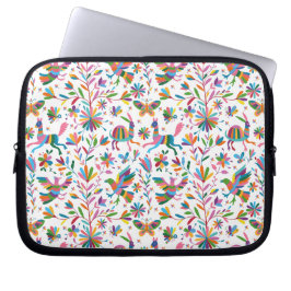 Mexicaanse Otomi Style Bright Pattern Laptop Sleeve