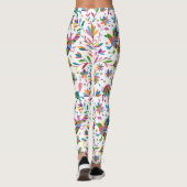 Mexicaanse Otomi Style Bright Pattern Leggings (Achterkant)