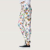 Mexicaanse Otomi Style Bright Pattern Leggings (Links)