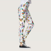 Mexicaanse Otomi Style Bright Pattern Leggings (Rechts)