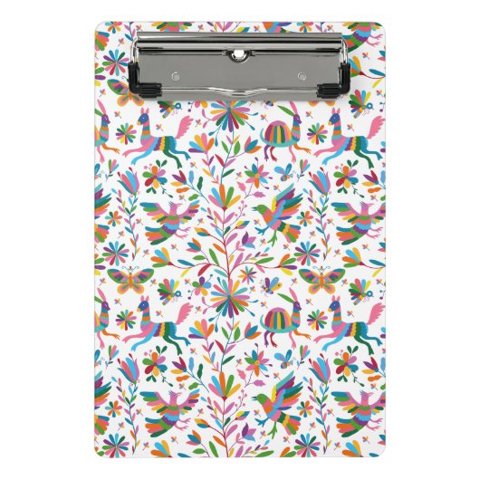 Mexicaanse Otomi Style Bright Pattern Mini Klembord (Voorkant)
