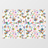 Mexicaanse Otomi Style Bright Pattern Raamsticker (Vel)