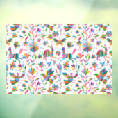 Mexicaanse Otomi Style Bright Pattern Raamsticker (Vel 3)
