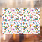 Mexicaanse Otomi Style Bright Pattern Raamsticker (Vel 2)