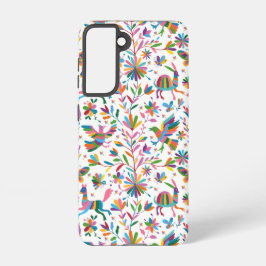 Mexicaanse Otomi Style Bright Pattern Samsung Galaxy Hoesje