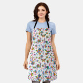 Mexicaanse Otomi Style Bright Pattern Schort (Gedragen)