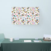 Mexicaanse Otomi Style Bright Pattern Spandoek (Beurs)