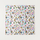 Mexicaanse Otomi Style Bright Pattern Wandkleed (Voorkant (horizontaal))