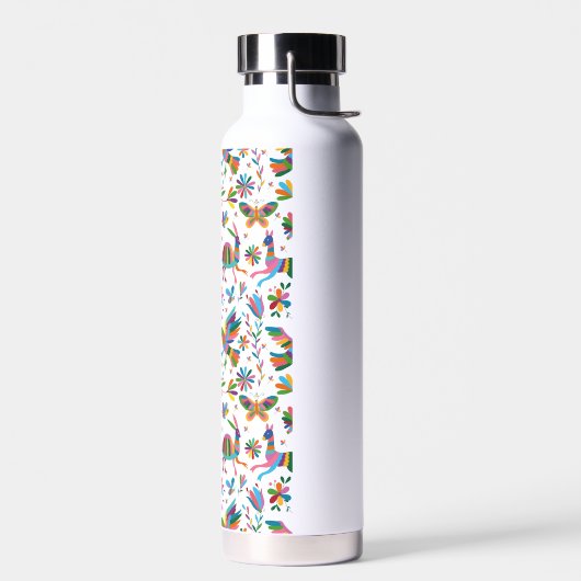 Mexicaanse Otomi Style Bright Pattern Waterfles (Links)