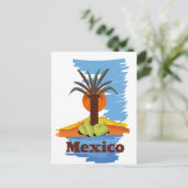 mexicaanse palmcartoon briefkaart (Staand voorkant)