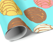 Mexicaanse Pan Dulce Conchas Cadeaupapier (Rol Hoek)