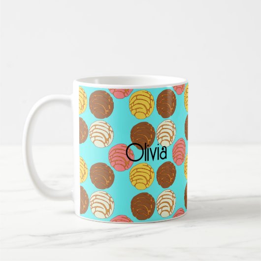 Mexicaanse Pan Dulce Conchas Koffiemok (Links)