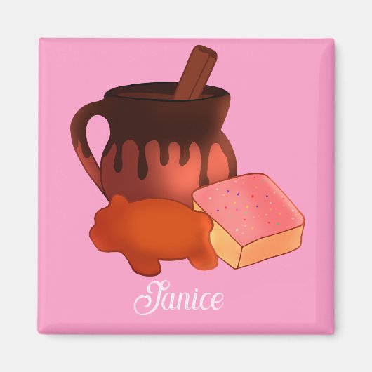 Mexicaanse Panaderia Pan Dulce Magneet (Voorkant)