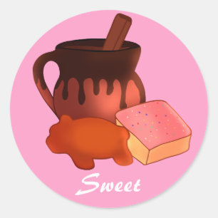Mexicaanse Panaderia Pan Dulce Ronde Sticker