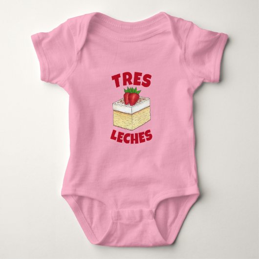 Mexicaanse Pastel de Tres Leches Taart Baking Dess Romper (Voorkant)