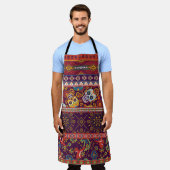 Mexicaanse patchwork: traditioneel  design. schort (Gedragen)