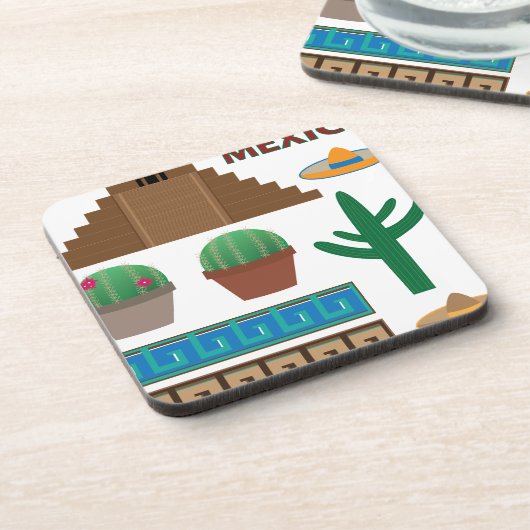 mexicaanse piramide drankjes onderzetter (Linkerzijde)