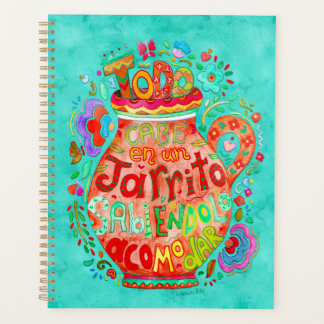 Mexicaanse Planner met gezegde of Refran