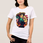 Mexicaanse prinses Sombrero T-shirt (Voorkant)
