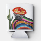 Mexicaanse pug dog koelbox blikjeskoeler (Achterkant)