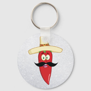 Mexicaanse rode pepper sleutelhanger