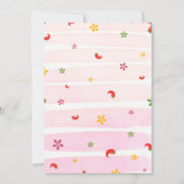 Mexicaanse roze fiesta Birthday - uitnodiging (Achterkant)