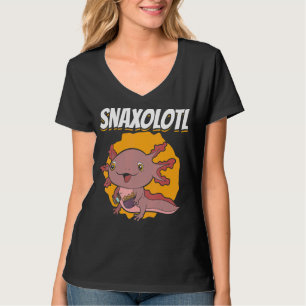 Mexicaanse Salamander Snaxolotl Amfibische Snacks  T-shirt