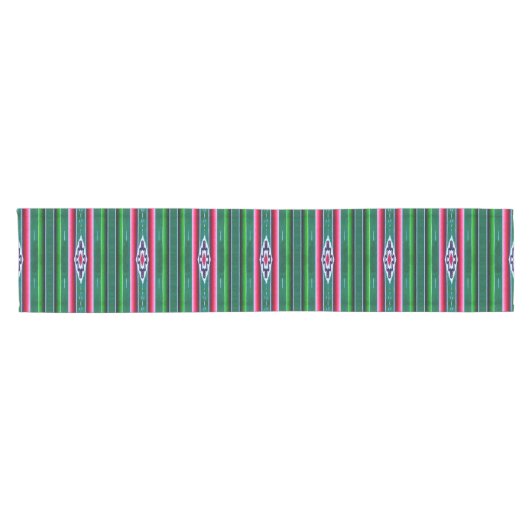Mexicaanse Sarape Pattern Table Runner Korte Tafelloper (Horizontaal)