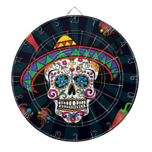 Mexicaanse Schedel Dartbord