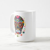 Mexicaanse Schedel Mok (Voorkant links)