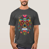 Mexicaanse schedel T-shirt (Voorkant)
