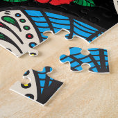 Mexicaanse schedels & Rozen: ontwerp Legpuzzel (Zijkant)