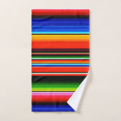 Mexicaanse Serape Fiesta zuidwestelijk ontwerp Bad Handdoek (Handdoek)