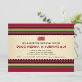 Mexicaanse Serape Party - Horizontaal Kaart (Staand voorkant)